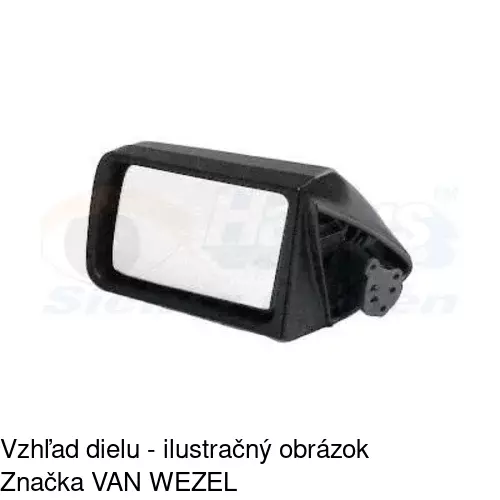 Vonkajšie zrkadlo 5551521M /POLCAR/ - obr. 3