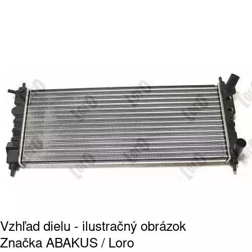 Chladiče vody 555508-5 /POLCAR/ - obr. 2