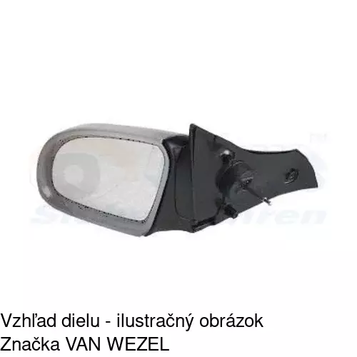 Vonkajšie zrkadlo 55555110E /POLCAR/ - obr. 4