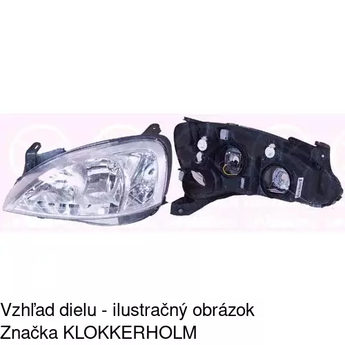 Hlavný reflektor 5556106E /POLCAR/ - obr. 3