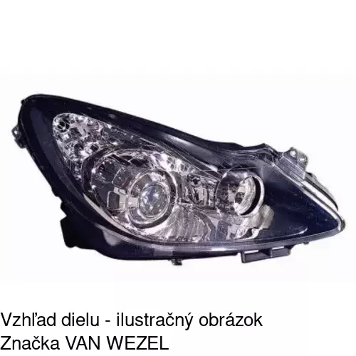 Hlavný reflektor POLCAR 5558102V