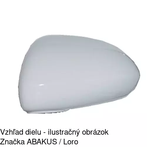 Rám vonkajšieho zrkadla 555855PM /POLCAR/ - obr. 5