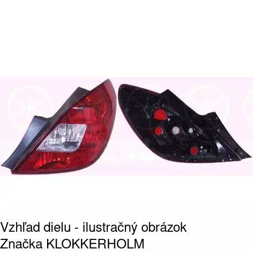 Zadné svetlo 5558881E /POLCAR/ - obr. 2
