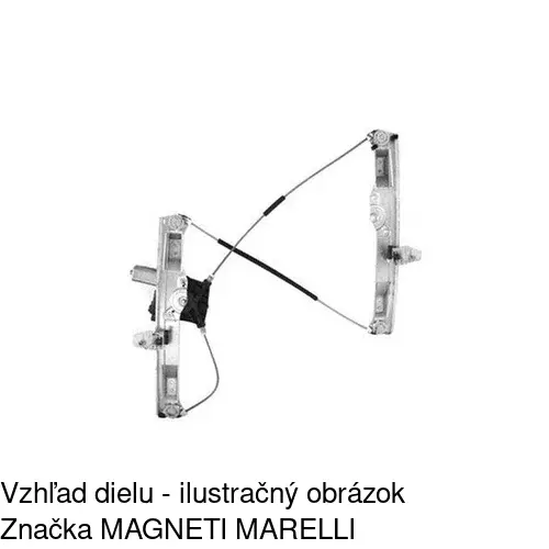 Elektrický mechanizmus okna dverí 5558PSE2 /POLCAR/ - obr. 1