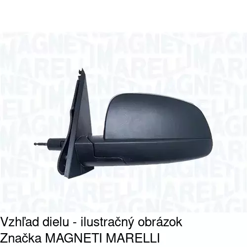 Sklo vonkajšieho zrkadla s držiakom 5559544M /POLCAR/ - obr. 4