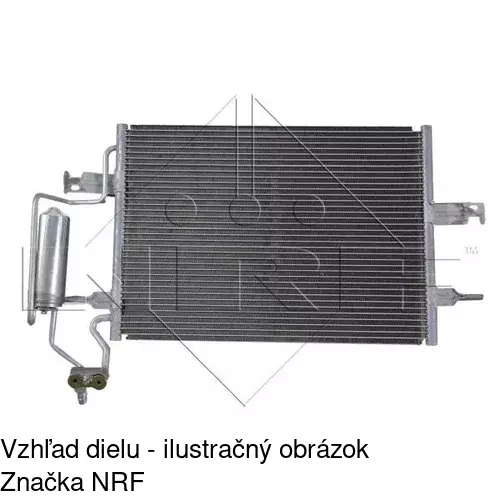 Chladiče klimatizácie 5559K8C1S /POLCAR/ - obr. 1