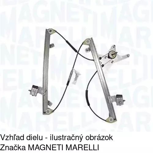 Mechanizmus sťahovania okna elektrický bez motora 5559PSG1 /POLCAR/ - obr. 2