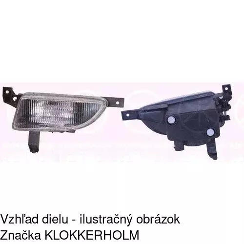 Hmlové svetlo - predné 556029-E /POLCAR/ - obr. 1