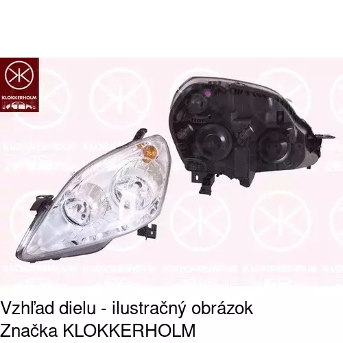 Hlavný reflektor 556310-E /POLCAR/ - obr. 2