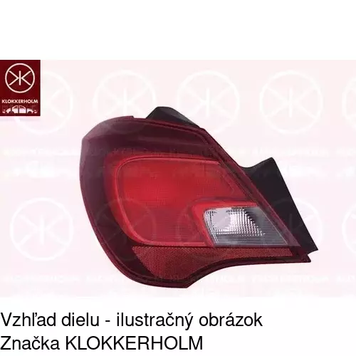 Zadné svetlo 55B287-U /POLCAR/ - obr. 2