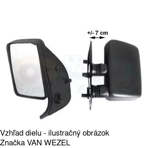 Vonkajšie zrkadlo 570251-M /POLCAR/ - obr. 5