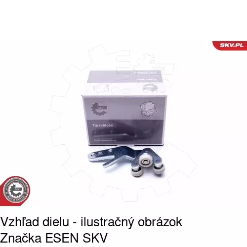 Vozík - kolieska pant posuvných dverí 5702Z-73 /POLCAR/ - obr. 1