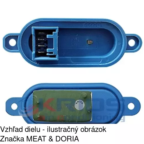 Ovládače klimatizácie 5704KST-5 /POLCAR/ - obr. 2