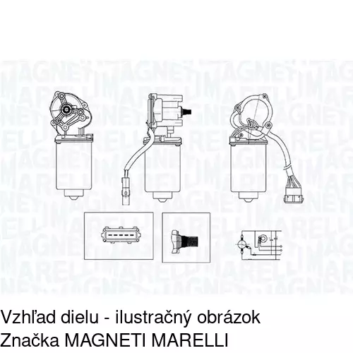 Motorček stieračov 5707SWP2 /POLCAR/ - obr. 1