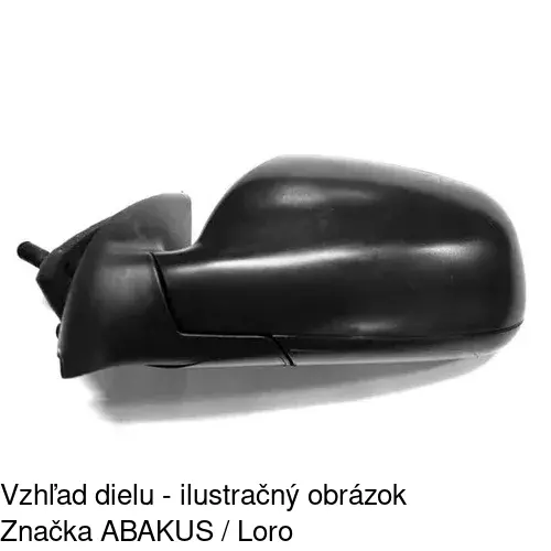 Vonkajšie zrkadlo 5710511M /POLCAR/ - obr. 2