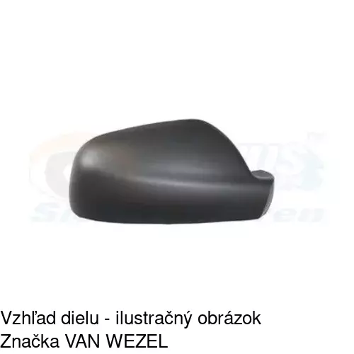 Rám vonkajšieho zrkadla 571055TE /POLCAR/ - obr. 5