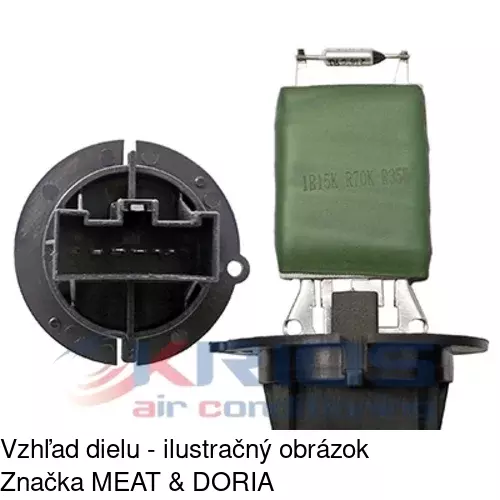Ovládače klimatizácie 5710KST-1 /POLCAR/ - obr. 2