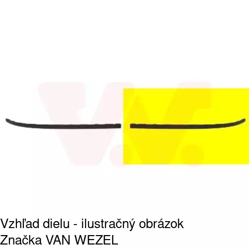 Spojler predného nárazníka 571125-2 /POLCAR/ - obr. 2