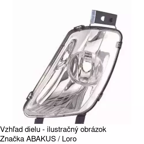 Hmlové svetlo - predné 571229-V /POLCAR/ - obr. 3