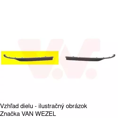 Spojler predného nárazníka 5720252R /POLCAR/ - obr. 1