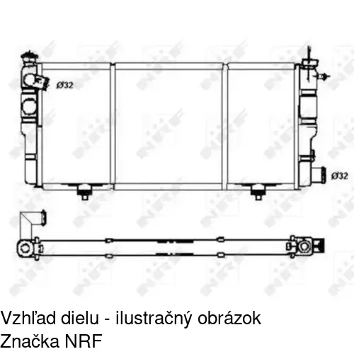 Chladiče vody 572208A4 /POLCAR/ - obr. 1