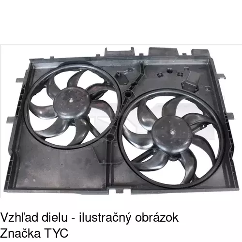 Ventilátory chladičov POLCAR 577023W2X