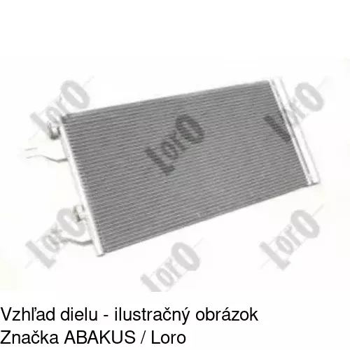 Chladiče klimatizácie 5770K8C1S /POLCAR/ - obr. 3