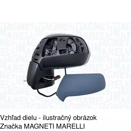 Vonkajšie zrkadlo 5780524M /POLCAR/ - obr. 2