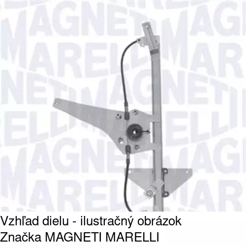 Mechanizmus sťahovania okna elektrický bez motora 5781PSG1E /POLCAR/ - obr. 1