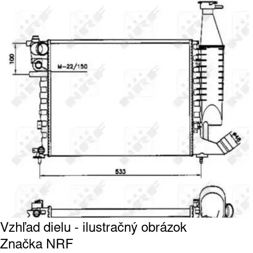 Chladiče vody 579008-1 /POLCAR/ - obr. 1