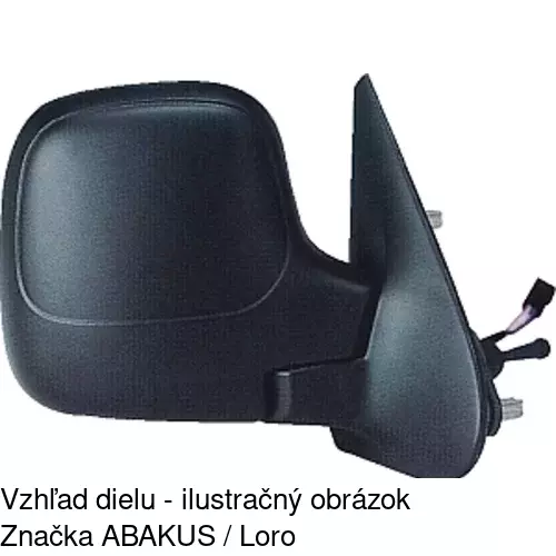 Vonkajšie zrkadlo 5790511M /POLCAR/ - obr. 3