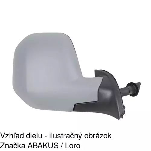 Vonkajšie zrkadlo 5790522M /POLCAR/ - obr. 4