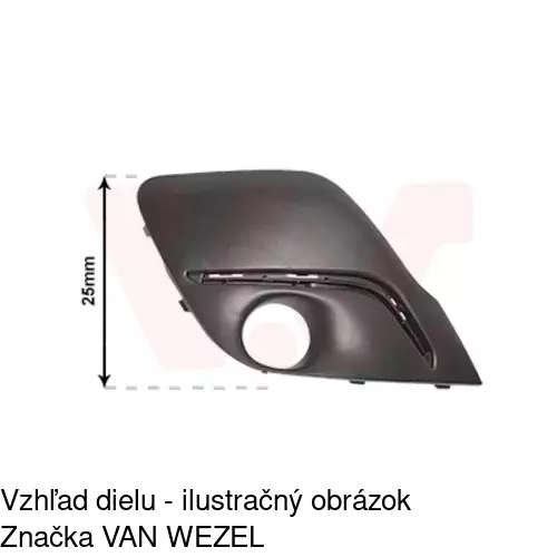 Kryt v nárazníku 57A227-4 /POLCAR/ - obr. 1