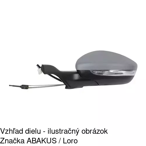 Vonkajšie zrkadlo 57B1513M /POLCAR/ - obr. 2