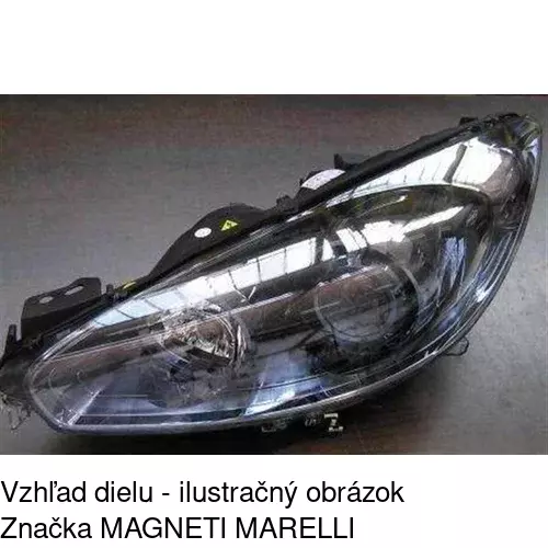 Hlavný reflektor 57C1091U /POLCAR/