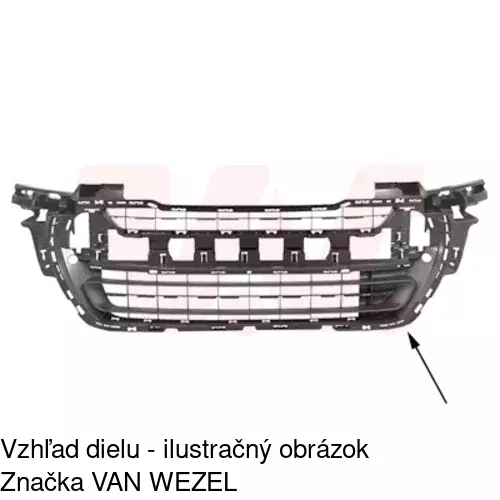 Kryt v nárazníku 57C1271J /POLCAR/ - obr. 1