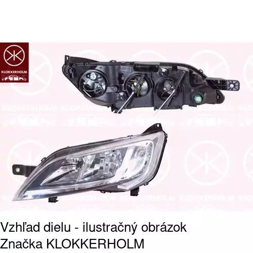 Hlavný reflektor 57N1101U /POLCAR/ - obr. 1