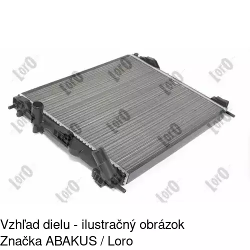 Chladiče vody 600708-1 /POLCAR/ - obr. 2