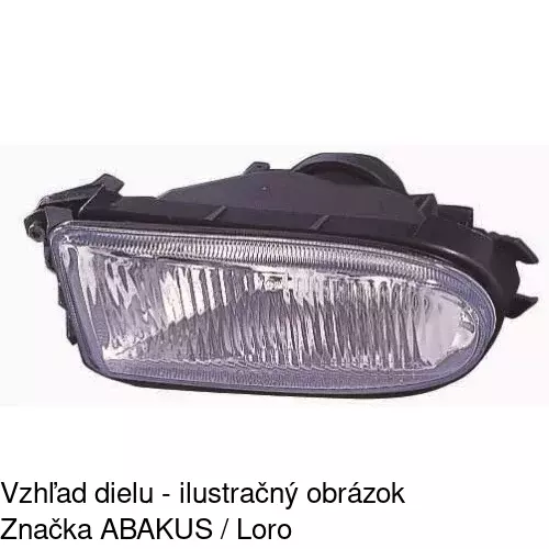 Hmlové svetlo - predné 600730-1 /POLCAR/ - obr. 1