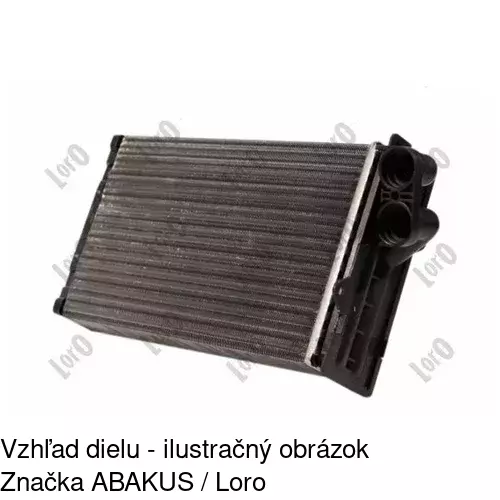 Radiátory 6007N81X /POLCAR/ - obr. 1