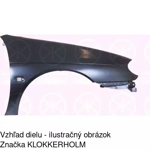 Predný blatník 601101 /POLCAR/ - obr. 2