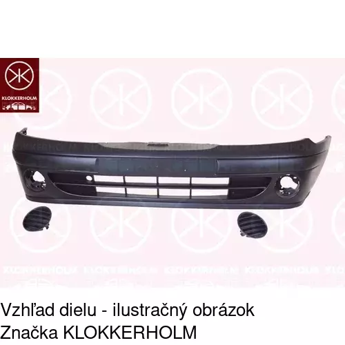 Predný nárazník POLCAR 601107-J