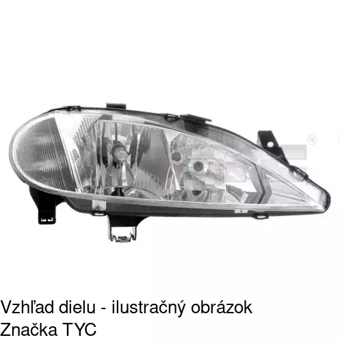 Hlavný reflektor POLCAR 6011101V