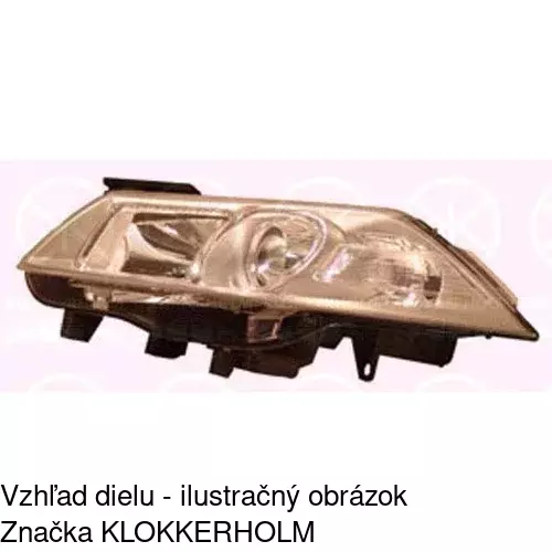 Hlavný reflektor 6013103E /POLCAR/ - obr. 5