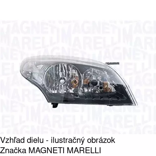 Hlavný reflektor 6014096E /POLCAR/ - obr. 1