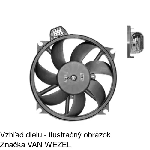 Ventilátory chladičov 601423W1 /POLCAR/ - obr. 4
