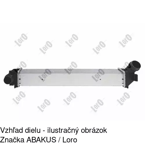 Chladiče vzduchu (Intercoolery) 6014J84X /POLCAR/ - obr. 1
