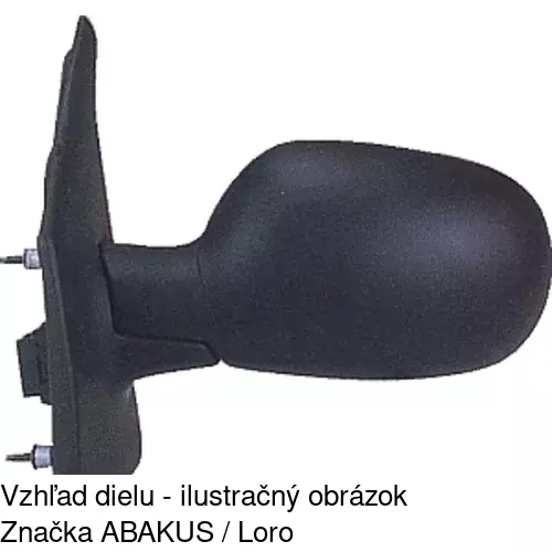 Vonkajšie zrkadlo 6015521E /POLCAR/ - obr. 1