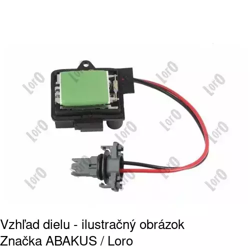 Ovládače klimatizácie 6015KST-4 /POLCAR/ - obr. 2