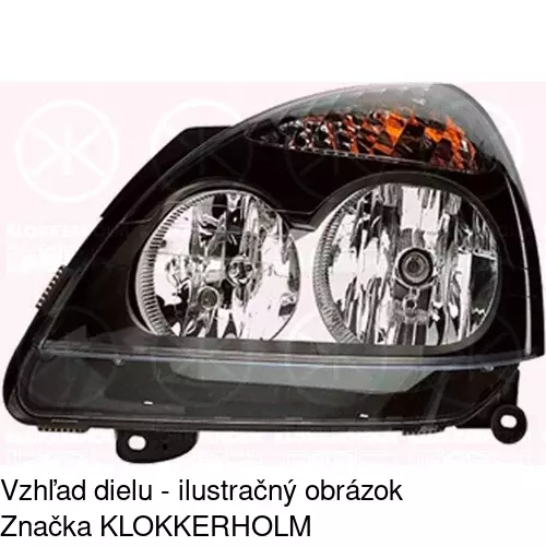 Hlavný reflektor 6016104E /POLCAR/ - obr. 2